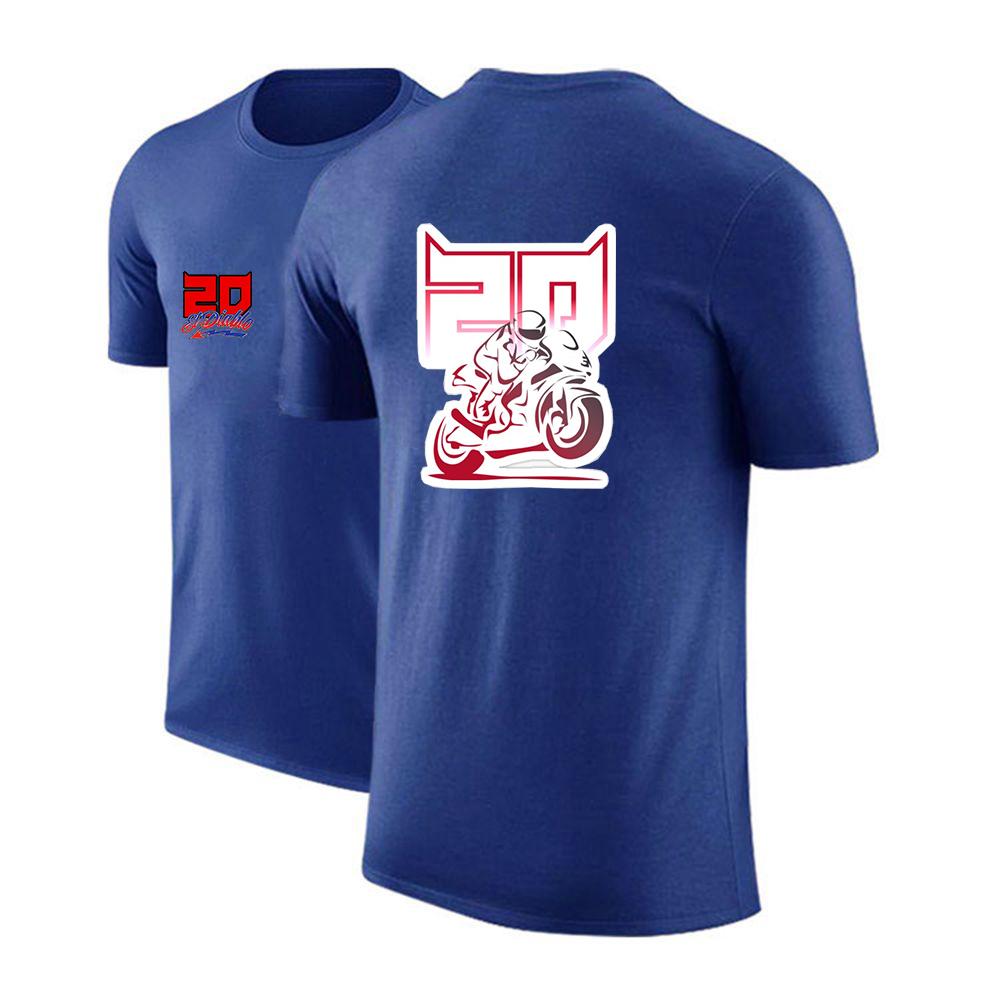 2026 Fabio Quartararo Motorradfahrer Druck Sommer Unisex Neu Regulär Kurzärmlig Premium Pendler Baumwolle T-Shirt