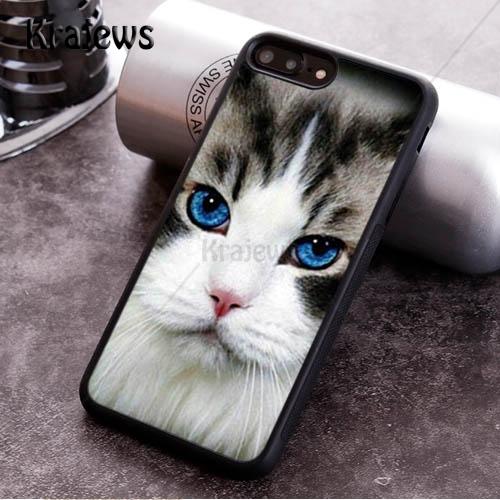 Krajews Cute Adorable Kittens Soft Phone Cases For iPhone 17 Air 16 15 14 11 12 13 Pro MAX Plus cover coque
