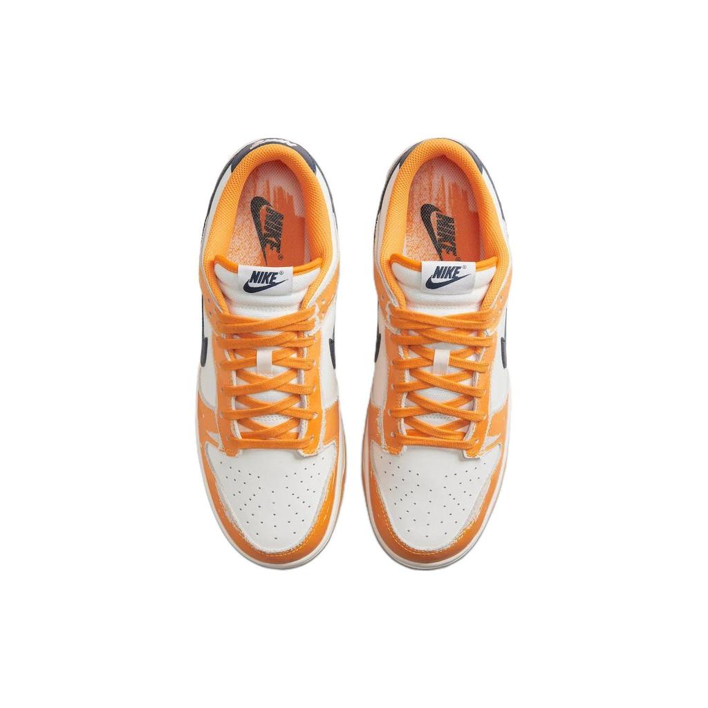 Nike Dunk Low Wear and Tear Men Sneakers Orange Laser-Orange Midnight-Navy FN3418-100