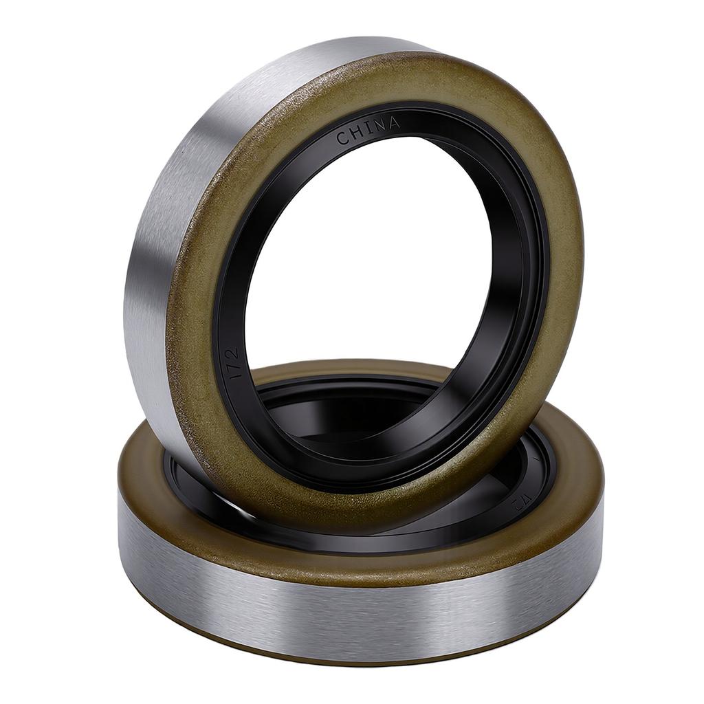 2pcs Trailer Hub Wheel Grease Seal 10 19 171255TB Double Lip Seals ID 1.719in X OD 2.565in for 3500 Lb Trailer Axle 84