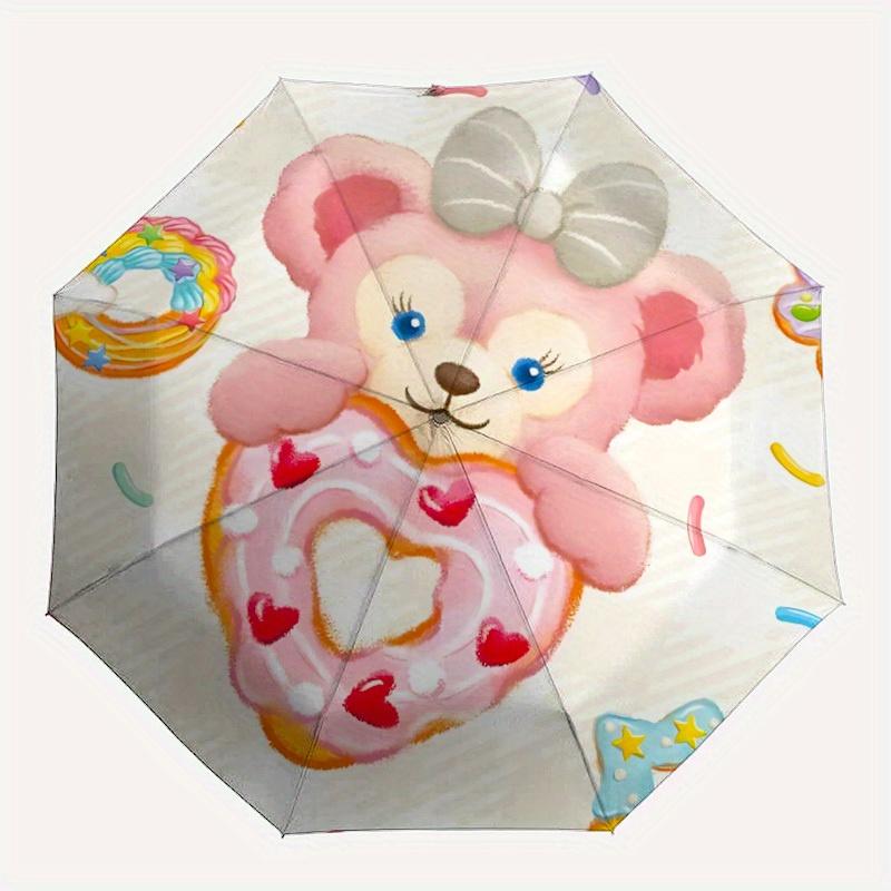 

1pc ShellieMay Automatic Cute Umbrella - Cartoon Design, Lightweight & Portable, Travel Umbrella, Durable Canopy a0820014
