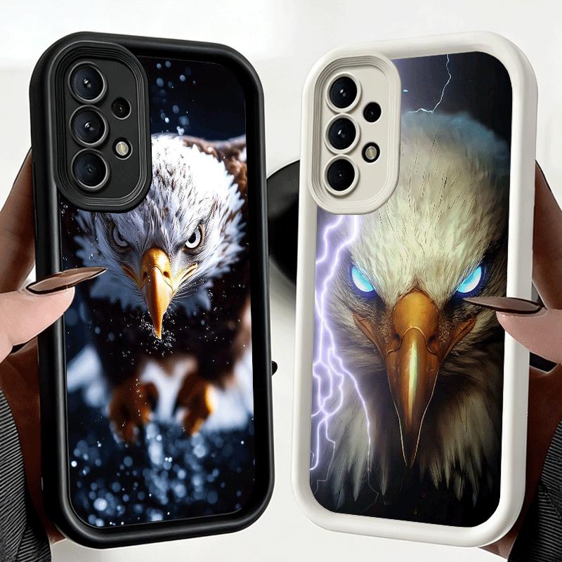 Phone Case for Samsung Galaxy A17 A16 A15 A14 A13 Bald Eagle Cool A56 A36 A26 A55 A35 A25 A54 A34 A24 A53 A33 A23 A07 A06