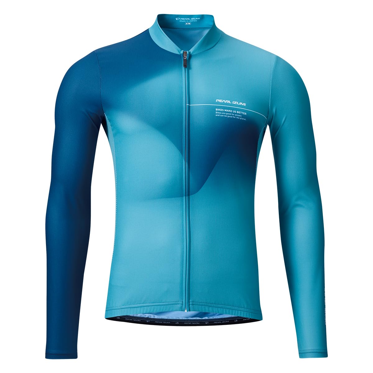 

Pearl Izumi UV Long Sleeve Cycling Size Swarm Blue Men s Jersey, 9,