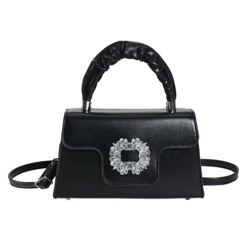 Chic Medium Pu Shoulder Bag Candy Colors Trendy Street Style Handbag