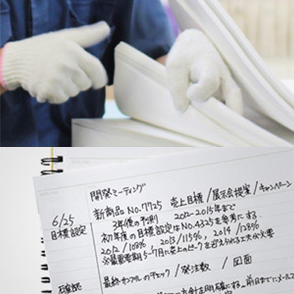 Maruman B6 Notebook Mnemosyne 7mm Ruled N196A Black     Durable, Sleek Design, Perfect for Work