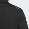 adidas 3- pruhy Aeroready Color Block Logo Dizajn Golf Športové Pohodlné Krátkorukávové Polo Tričko Pánske Polo Tričká Čierne IM6401