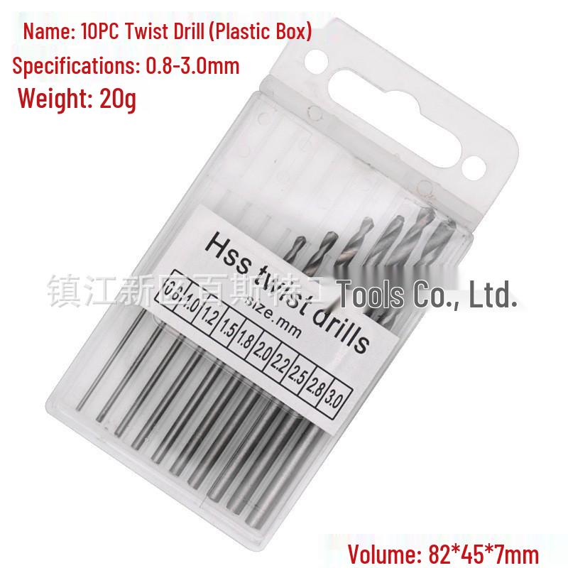 

Black Hand Twist Drill Set for Hole Punching in Carving, Bodhi, Amber, Nuts, and Eye Drilling.