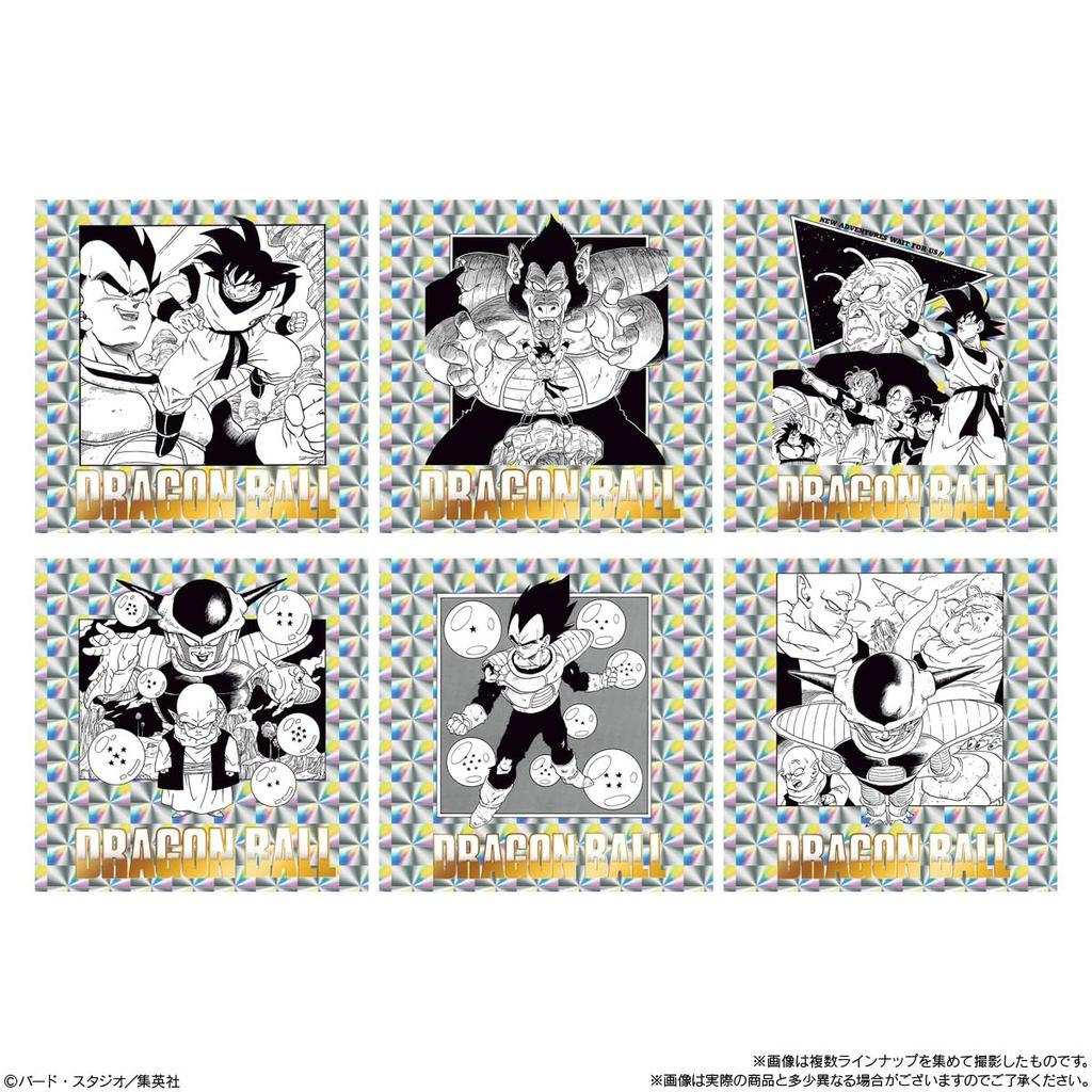 BANDAI Dragon Ball 40th Anniversary Original Illustration Sticker Wafers 2 Wafers Candy Toy Set of (Baked Confectionery) [Box 20]