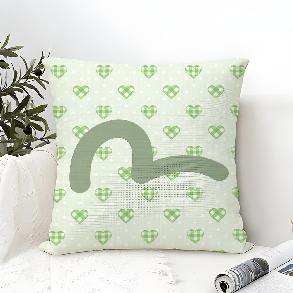 Jpop Denim EeeeeVISU Pillow Case Cotton Linen Fabric Square Zipper Pillowcase Home Decorative Living Room