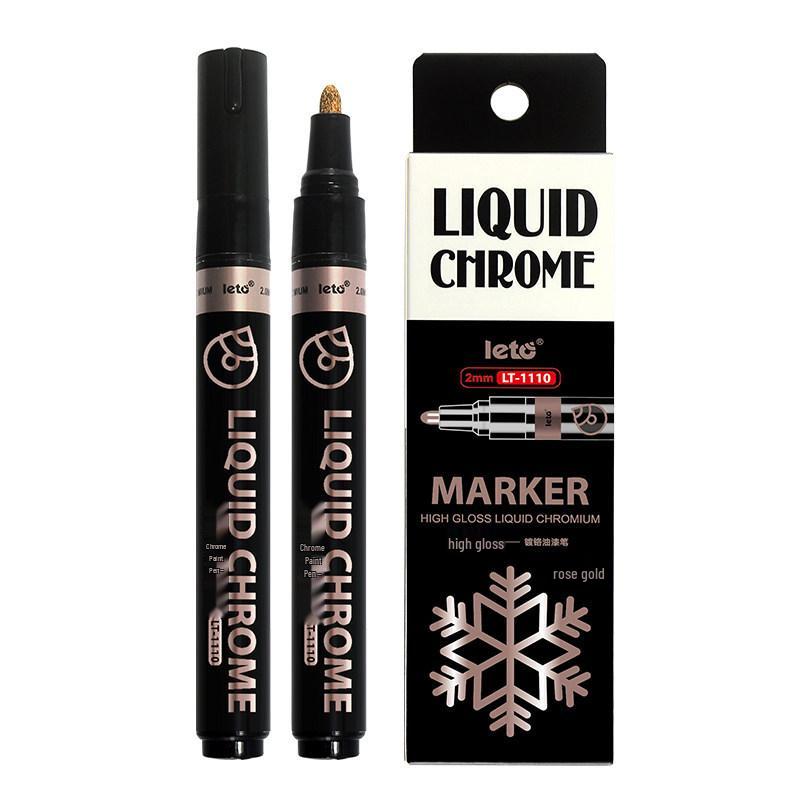 Non-Fading Oil-Based Waterproof Paint Pen for Graffiti, Tire, Glass & Rust-Proof Touch-Ups