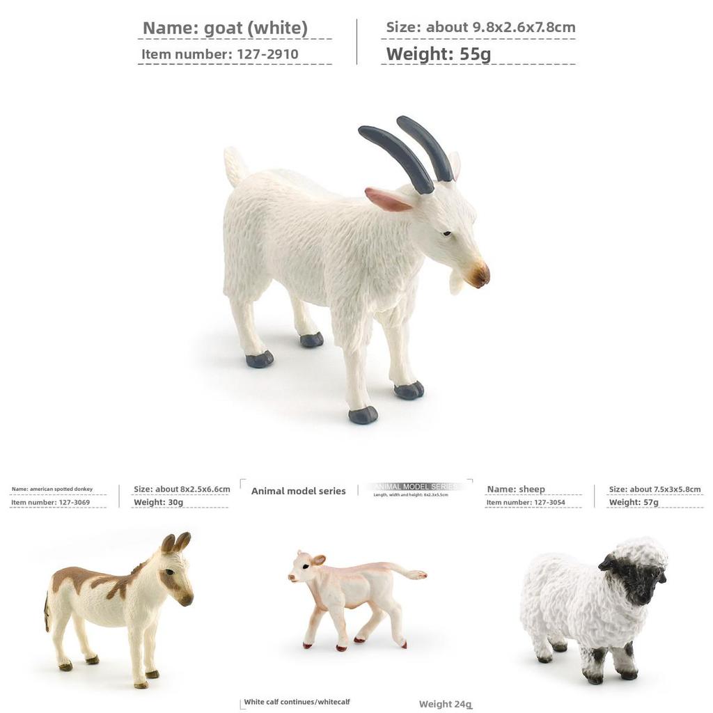 Donkey Pvc Model With Realistic Farm Figures For Educational Display And Collection