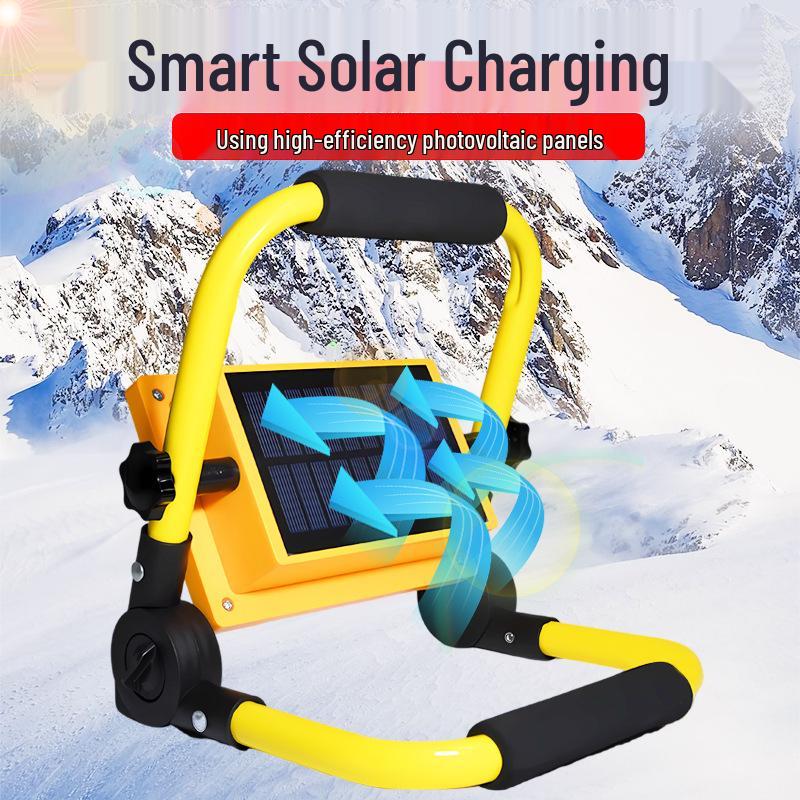 Portable Foldable Super Bright Floodlight for Construction and Emergency Use