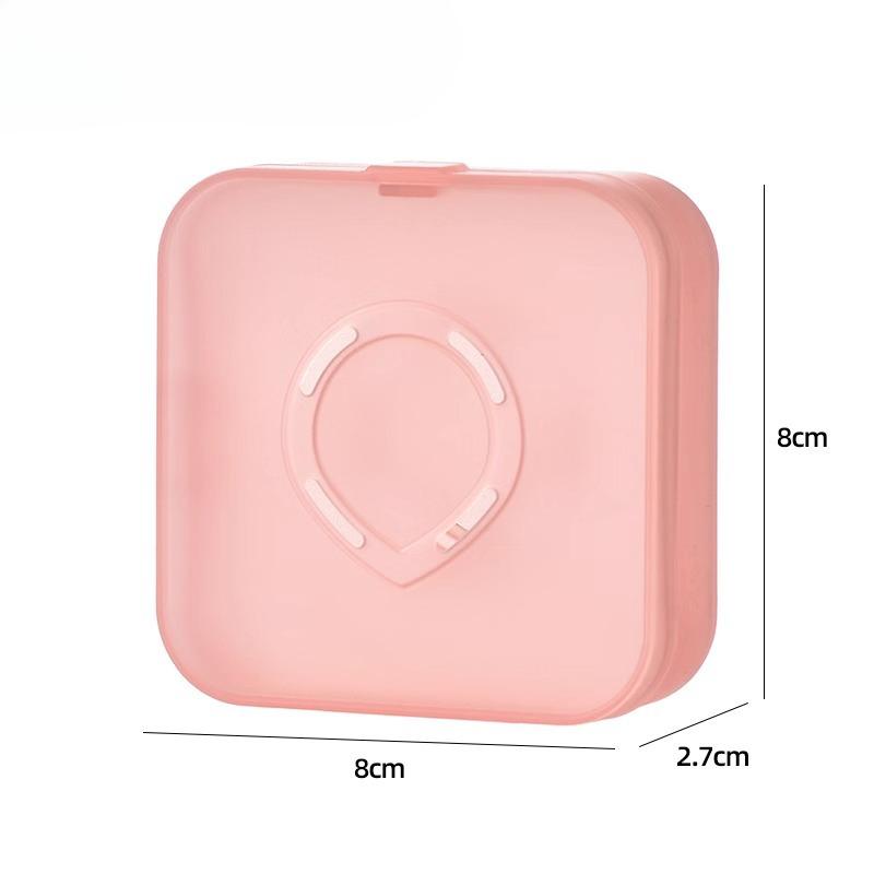 Cotton Candy Powder Puff Storage Box Travel Portable and Breathable Powder Puff Storage Box Powder Puff Box