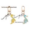 Colorful Dinosaur Alloy Keychain - Drip Oil Design for Men & Women, Cartoon Style Car Pendant