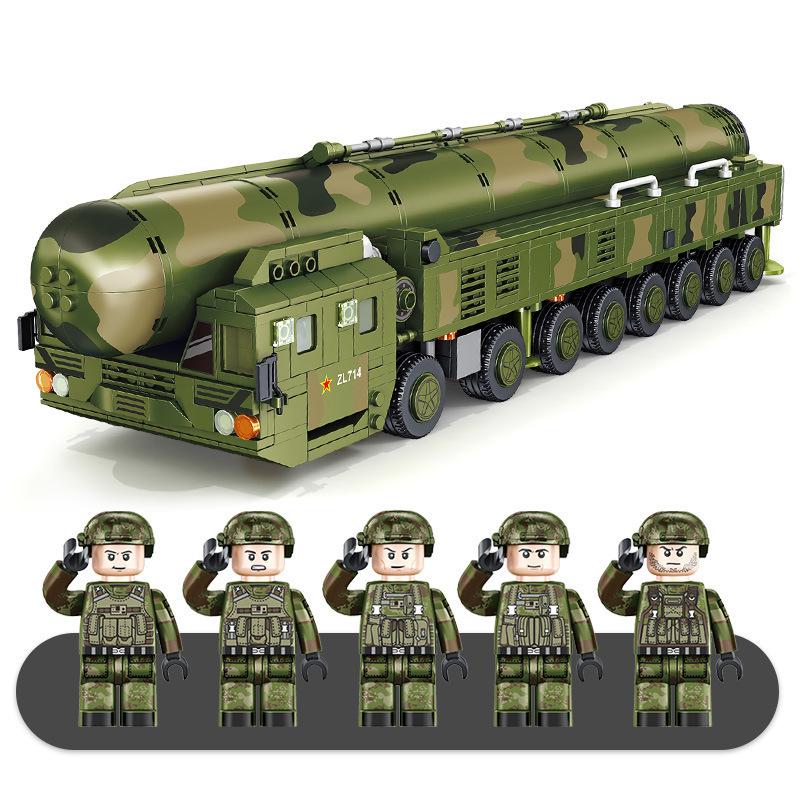 Cross-Compatible Lego WW2 Tiger T28 Heavy Battle Tank Fighter Building Blocks for Kids