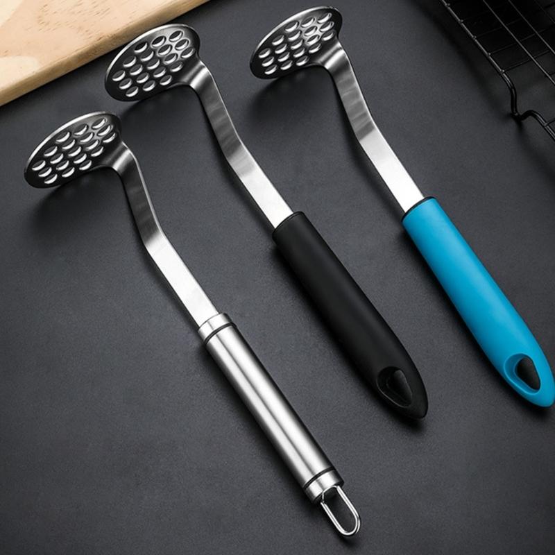 Mini-Pürierpresse aus Edelstahl Schlammwerkzeug zum einfachen Pürieren von Avocados, Kartoffeln, Karotten und mehr in der Küche