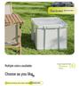 Large Capacity Outdoor Camping Storage Box with Lid - Thick Plastic Car Trunk Organizer