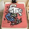 1 Pezzo Coperta in Flanella con Stampa Simon's Cat, Alta qualità Confortevole per Tutte le Stagioni, Decorazione per la Casa, Calore e Comfort, Perfetta per Regali di Natale