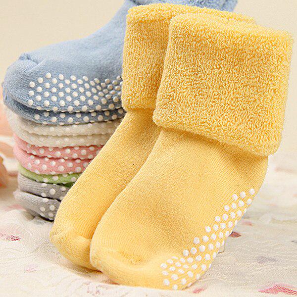 Buy 1pair 03Y Baby Socks Autumn and Winter Thick Terry Baby Socks