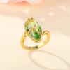 Wish horse eye dragonfly touch water ring simple niche elegant ring ring