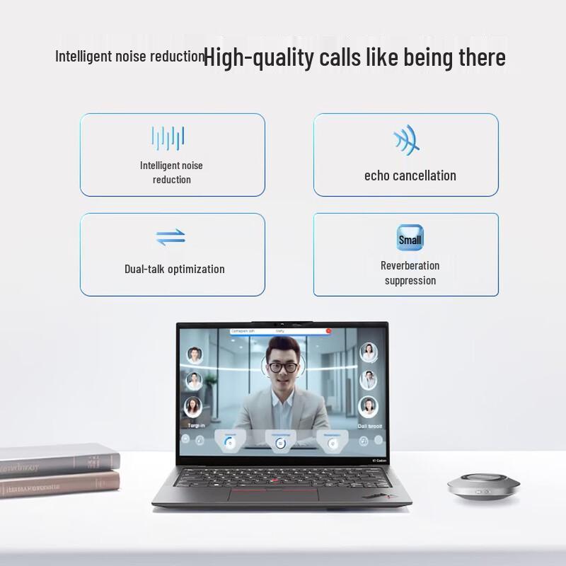Lenovo Thinkplus Pocket Plus Conference Microphone Speaker (CN Version)