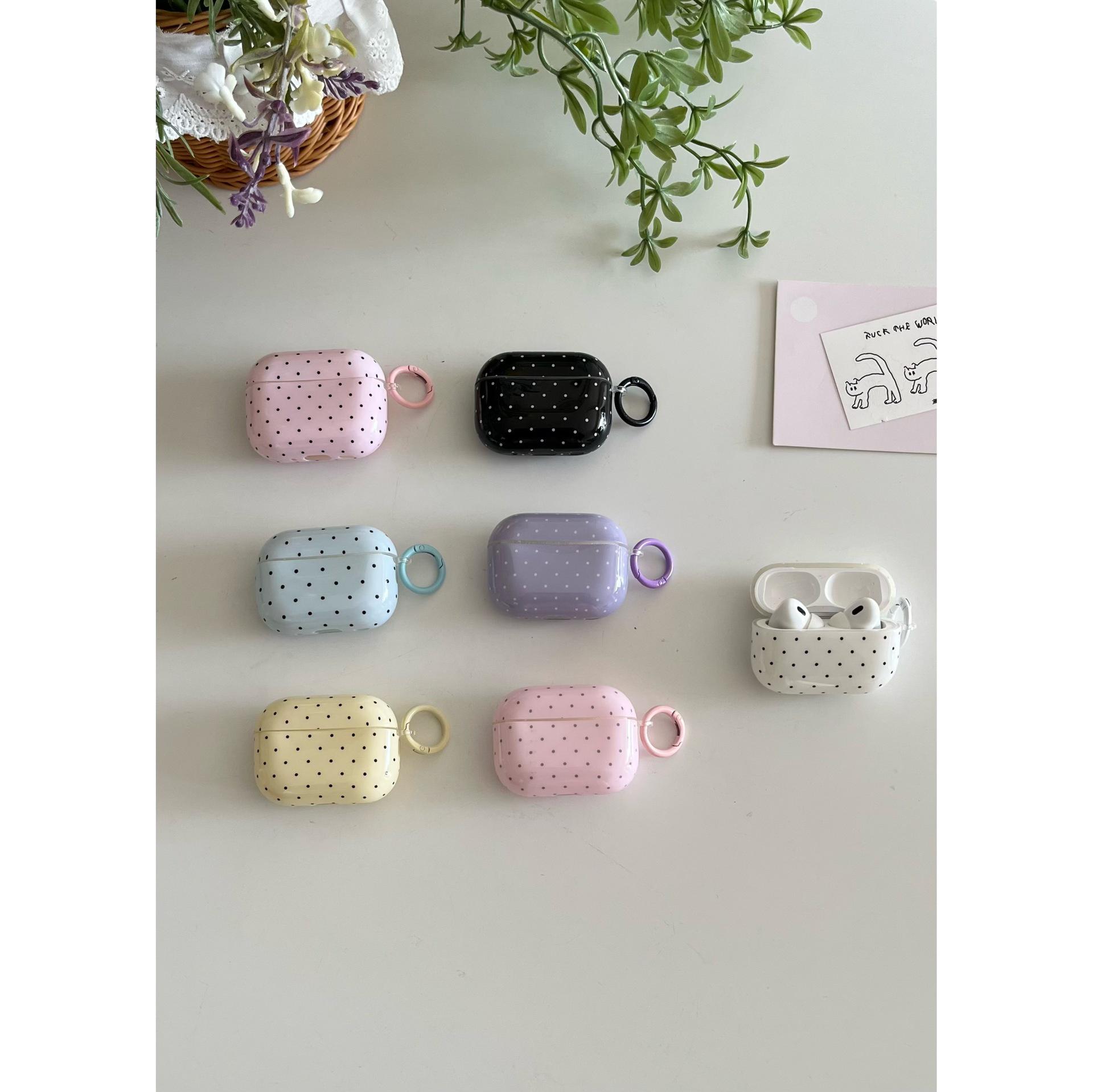 Polka Dot AirPods Pro Case for 1st/2nd Gen Apple Bluetooth Earphones AirPods Pro