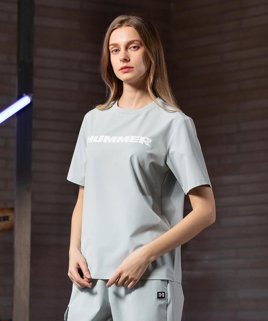 HUMMER Women H1 Signature Logo Cool Short Sleeve T-Shirt Mint