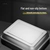 304 Stainless Steel Rectangular Buffet Serving Tray