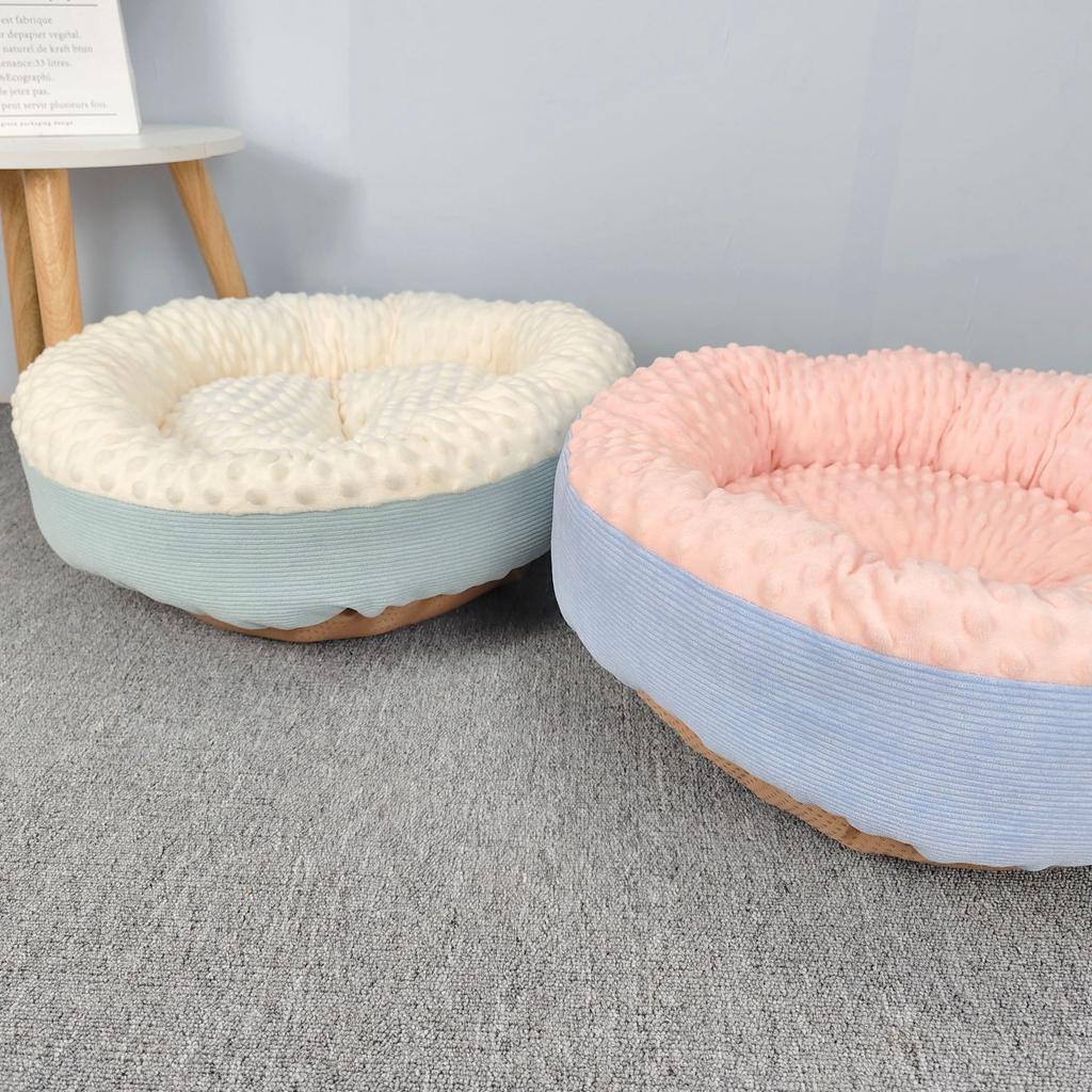Ins Light Style Bean Velvet Massage Nest Sofa Nest Cat Dog Nest Cat Dog Universal