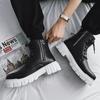 Heißer verkauf Martin stiefel männer 2025 neue seite zipper werkzeug schuhe leder oberen high-top stiefel herbst und winter herren schuhe