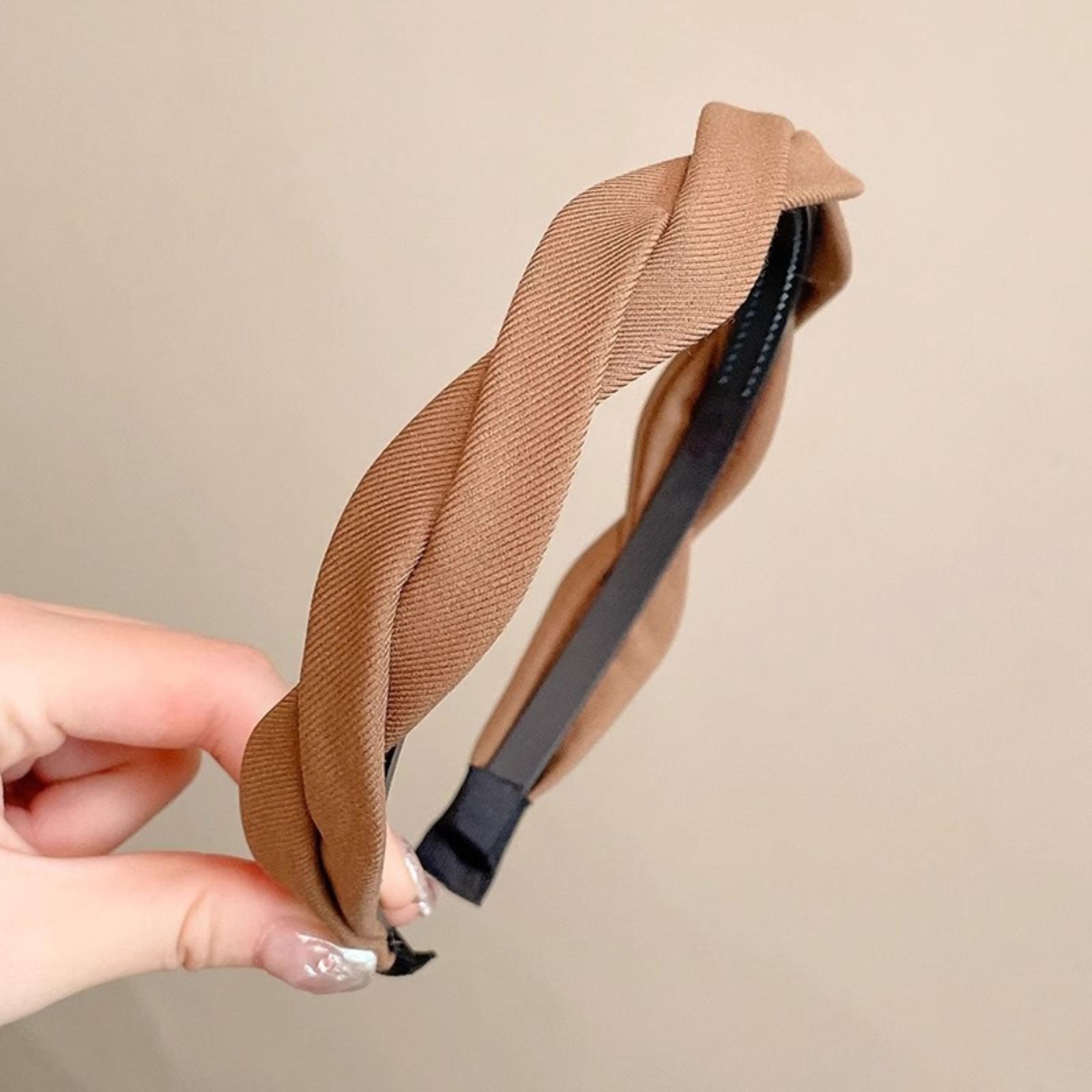 

Non- Toothed Headband For Pressing Bangs And Broken Hair, Black And Brown Face Washing Hair Accessories For Women One Size зелёный