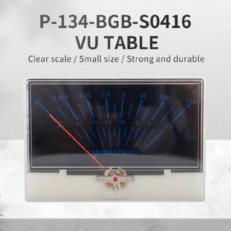 P134BGBS0416 DB Level Header Power Amplifier Level Meter Backlit VU Meter Header