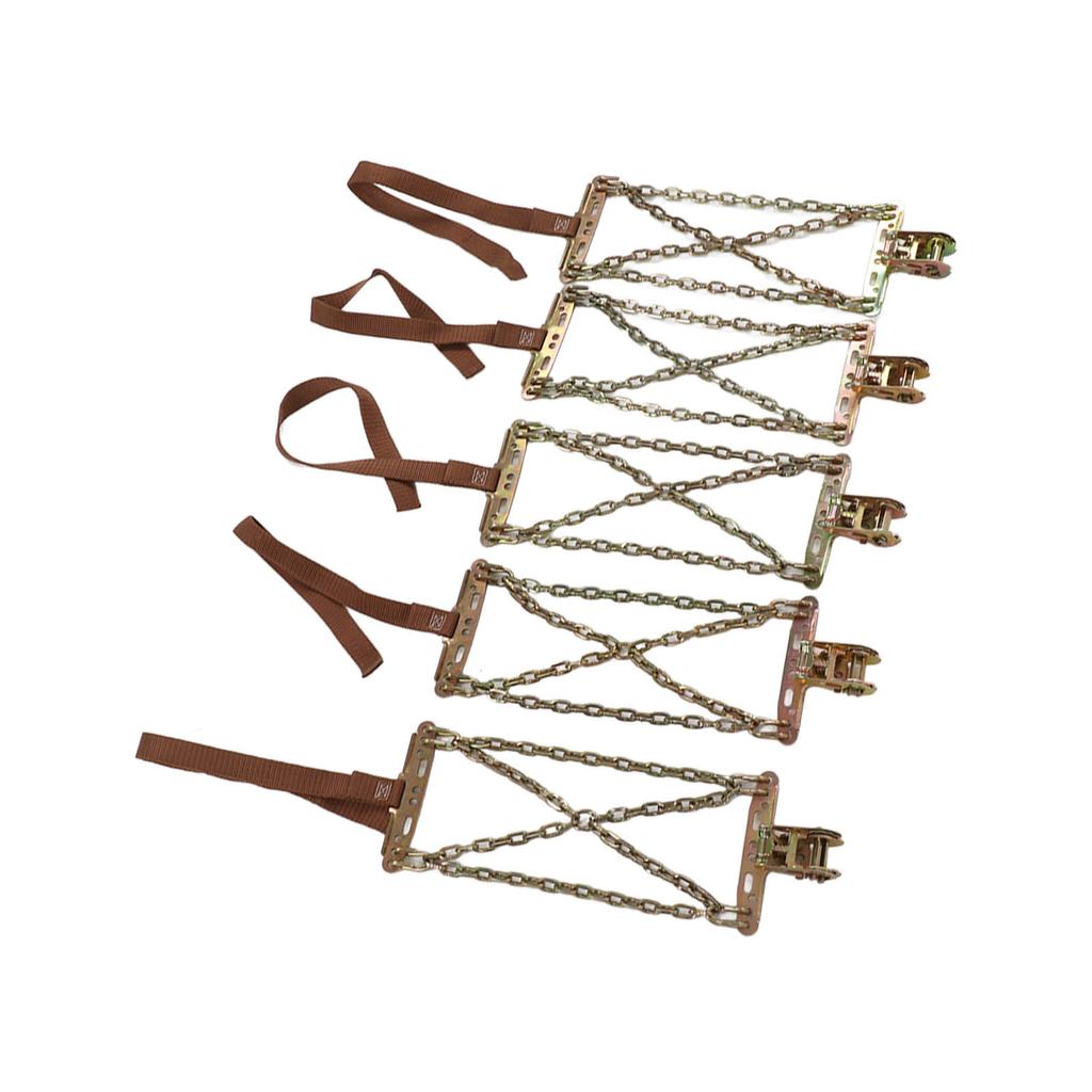 Reifenschneekette Rutschfest Legierter Stahl Verdickung Universal für 215?265mm Reifenbreite Auto SUV Pickup