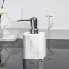 Nordic Style Marble Hand Sanitizer Bottle Bathroom Press Emulsion Dispenser Bathroom Emulsion Sub-bottle Bathroom Decoration