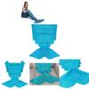 Mermaid Tail Throw Blanket With Acrylic Material For Kids And Adults Perfect For Spring And Fall