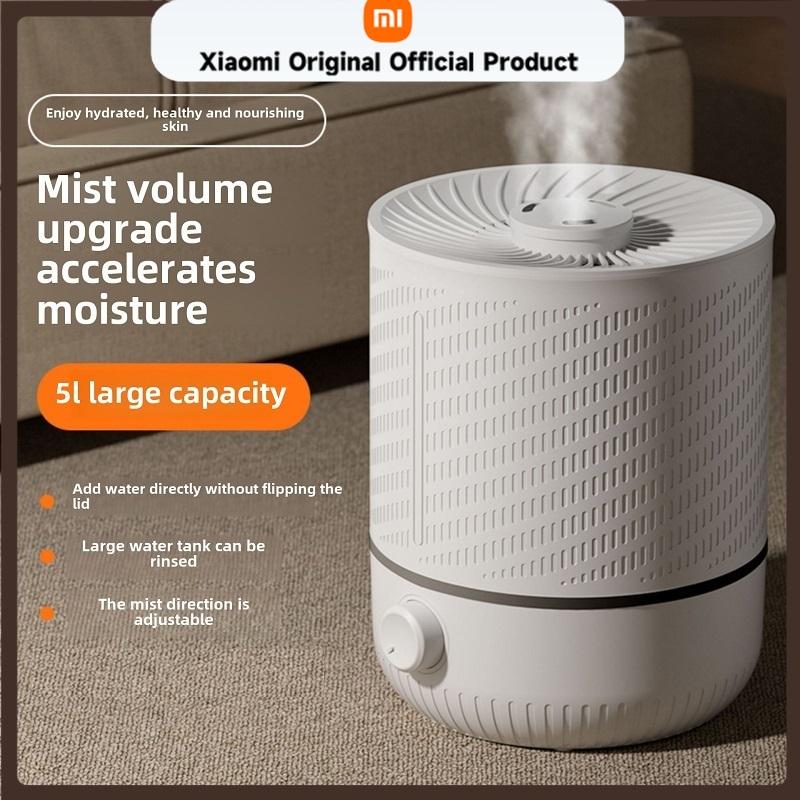 Xiaomi 5L Large Capacity Air Humidifier Smart Humidifier with Rotating Mist Auto Shut-Off High Fequency Humidifier Ultra Quiet for Home
