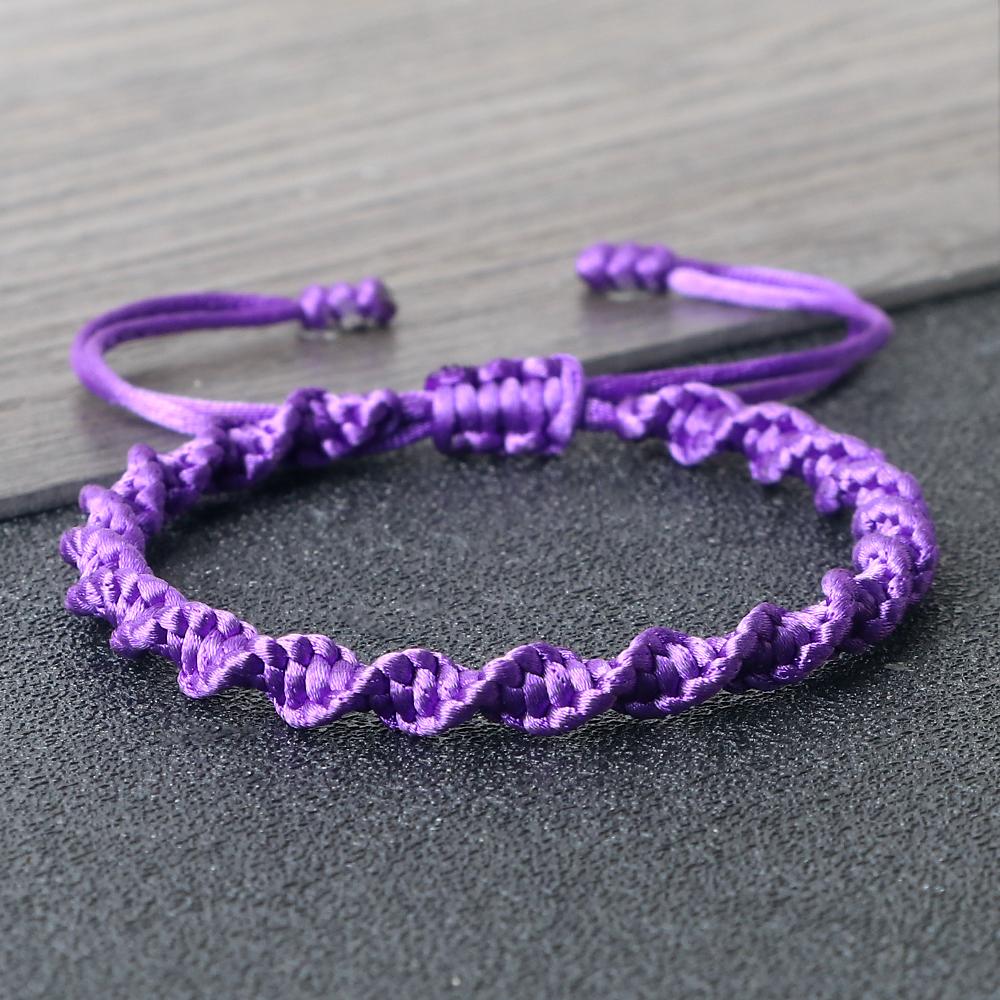 Classic Handmade Braided Bracelets For Women Men Black Red Thread Braid Wristband Charm Bracelet Couple Friendship Jewelry Gifts