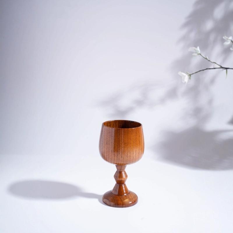 Communion Wine Cup Wooden Stemwares For Red Wine Cocktails Beverages Goblet Cup For Parties And Special Event
