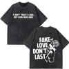 Hot Sale MGK Lost Americana Tour 2026 Print Vintage Washed T-shirt Men Women Fashion T-shirts Summer Oversized Short Sleeve Casual Clothing