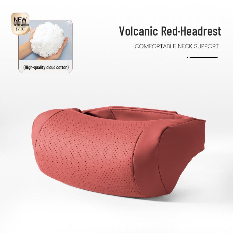 Kashidon Headrest & Lumbar Support Pillow for Maybach S-Class Mercedes Car Seat