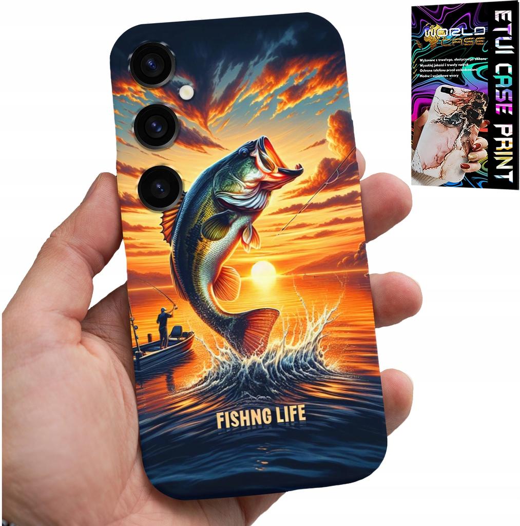 Etui Do Samsung Galaxy S23 Fe - Wędkarstwo Rybołówstwo Wędka Case +Szkło