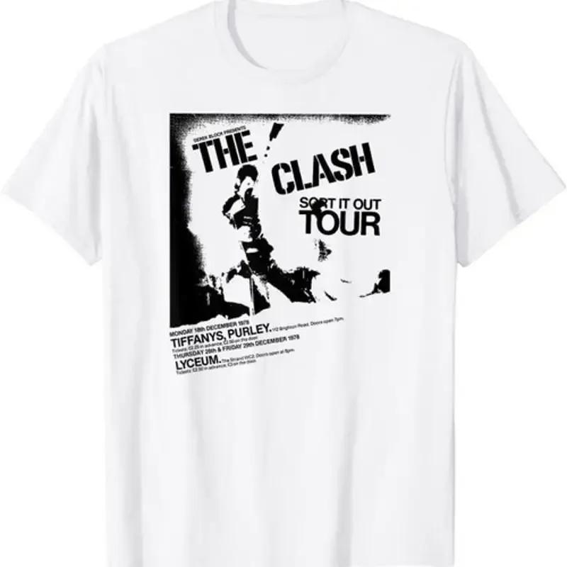 Футболка The Clash Sort It Out Tour Белая S разноцветный