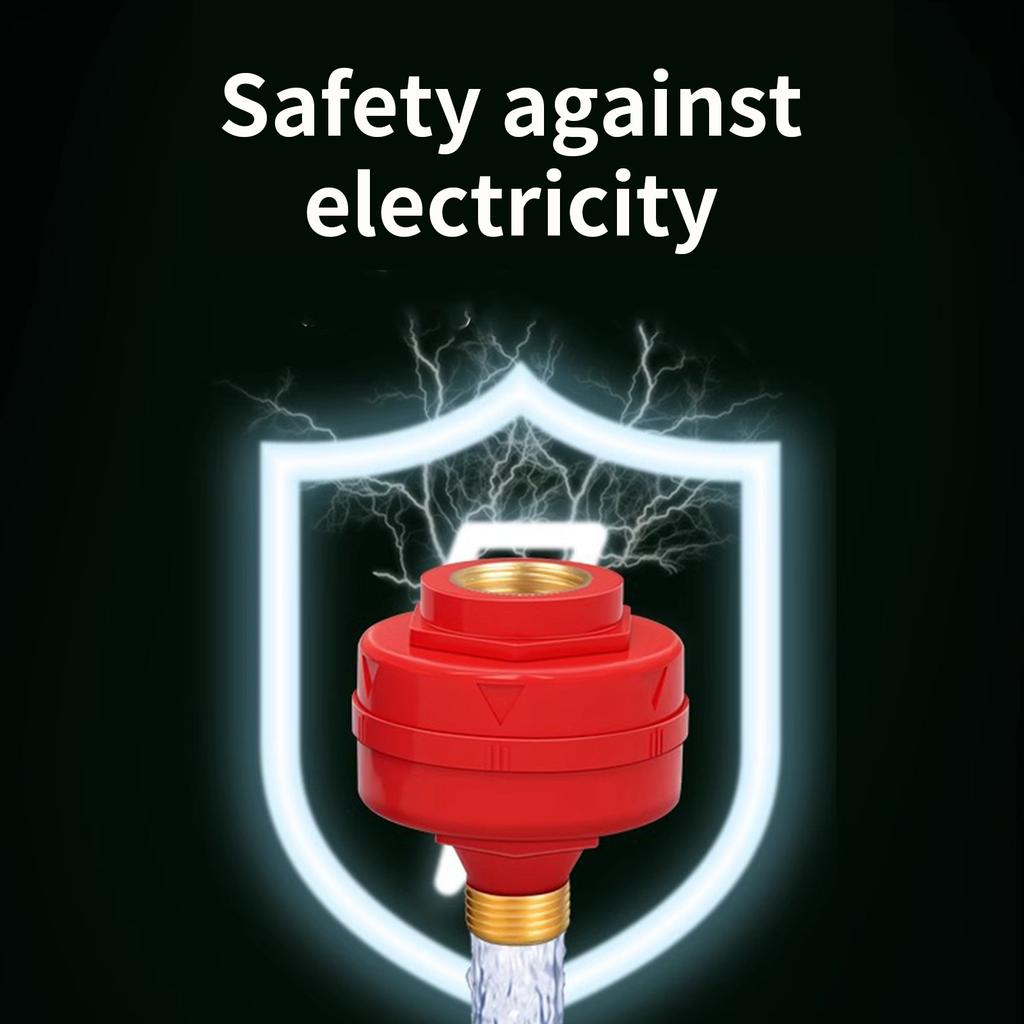 2pcs Household Electric Water Heater Safety Protective Accessories Without Shock Valves for Kitchen and Bathroom Use