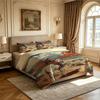 3pcs Retro Western Cowboy Desert Landscape Print Bedding Set 1 Duvet Cover 2 Pillowcases No Comforter Included Soft Washable