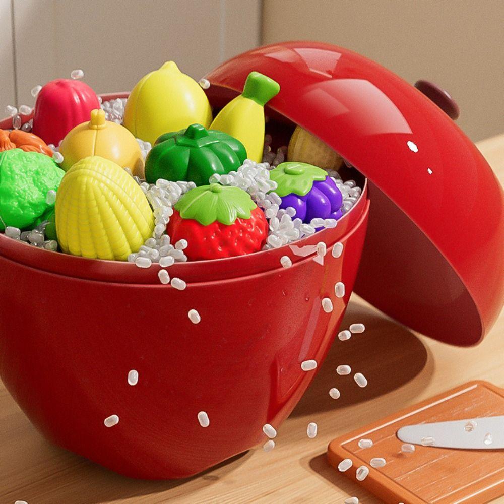25/32PCS 25/32PCS Fruits Cutting Toy Set Early Educational Mock Fruit Cutting Toy  Children Play