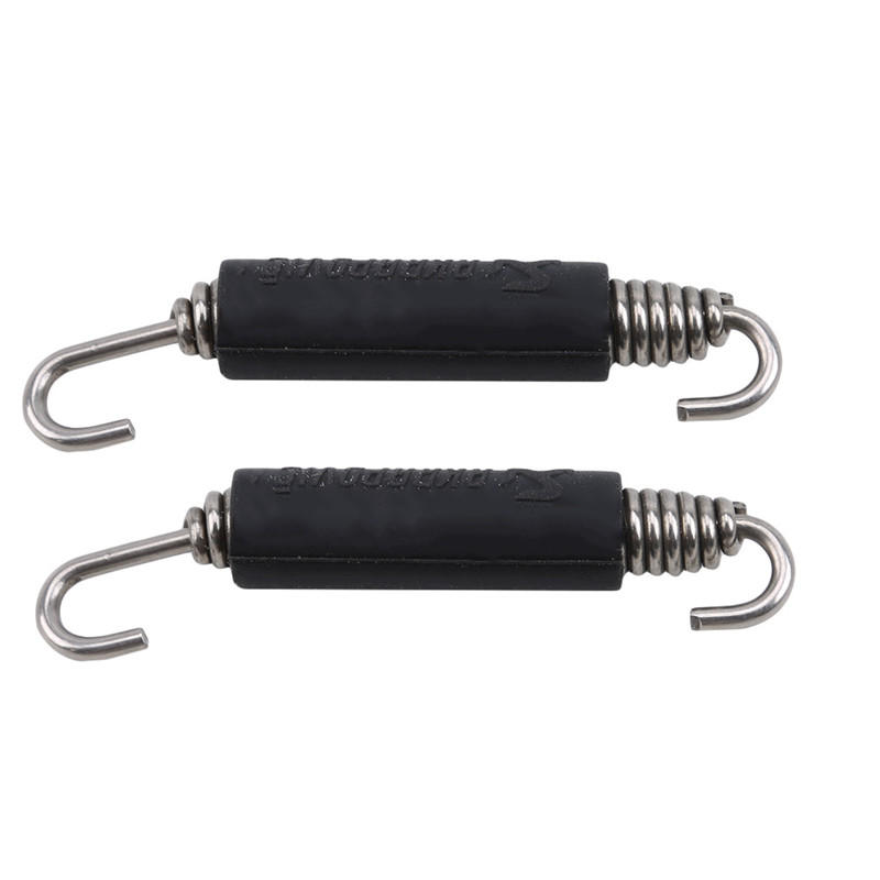 

2PCS Stainless Steel Universal Motorcycle Muffler Exhaust Springs Hooks Front Middle Link Pipe Exhaust Connect Spring Muffler