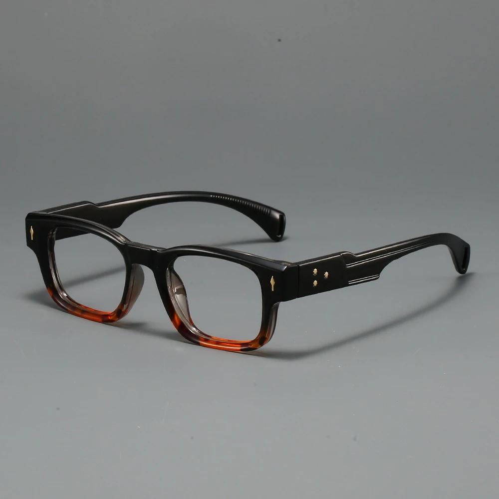 Men's New Square Frame Luxury High-definition Presbyopia Glasses Neutral Fashion Anti-blue Light Farsighted Glasses +3.0+3.5+4.0