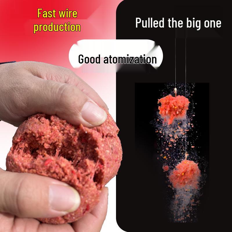 Crucian Carp Fishing Bait Set: Aromatic, Moldable & Effective for Wild Fishing - One Pack Solution.