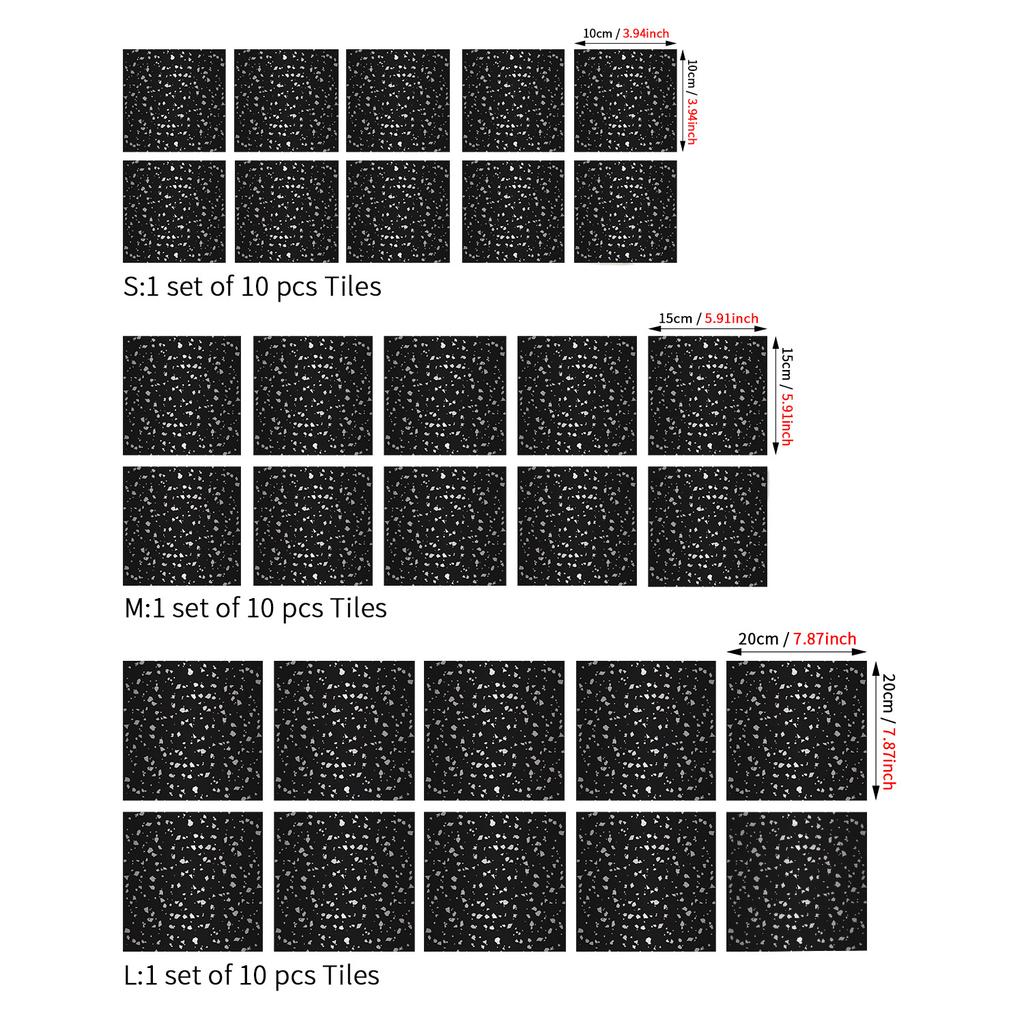 Brushed Silver Foil Tile Sticker Self-Adhesive Kitchen Wall Sticker Metal Texture Creative Tile Wallpaper Mosaic Wall Sticker