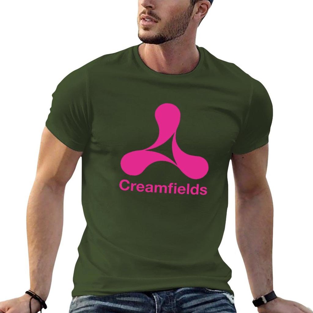 Creamfields Tanz- und Musikfestival T-Shirt T-Shirts Grafik T-Shirt Vintage Neue Ausgabe T-Shirts Herren
